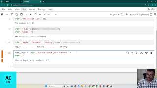 2.2 Python Basic-01: Print function, Input, data type and String operation #programming #python