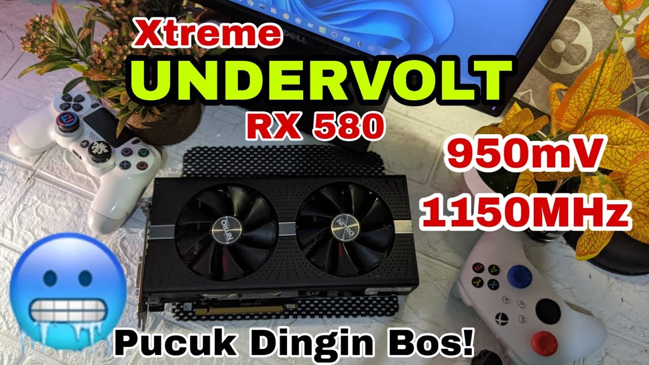 RX 580 Undervolt Ke 950mV 1150MHz - YouTube