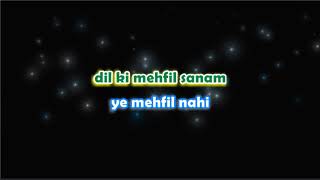 Medley - Hum Kisi Se Kum Nahin - Karaoke with Lyrics