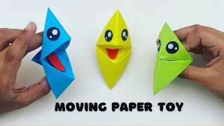 How To Make Easy Moving Paper Toy For Kids / Nursery Craft Ideas / Paper Craft Easy / KIDS crafts