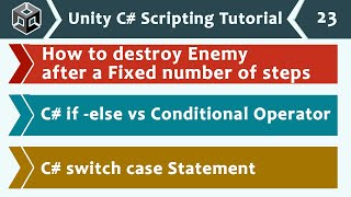 if-else vs Conditional Operator & switch-case Explained - Unity C# Scripting Tutorial 23 🚀