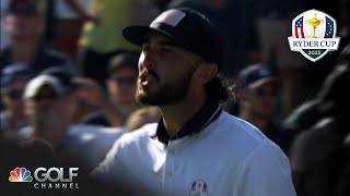 Max Homa gives U.S. a little swagger in fourballs | 2023 Ryder Cup Highlights | Golf Channel