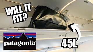 WILL PATAGONIA’S BLACK HOLE 45L MLC WORK AS A CARRY-ON IN EUROPE \u0026 ASIA?