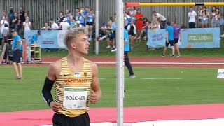 Johannes Jakob Theodor Boecher (GER) High Jump Boys 6th Place European Youth Olympic Festival 2023