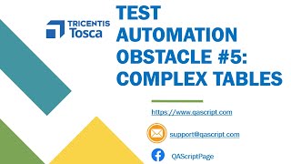 Tosca Tutorial | Lesson 111 - Complex Table Interactions | Dynamic Rows | Obstacle 5 |