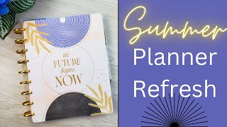 Giving My Sunday Planner a Summer Refresh//Classic Happy Planner Frankenplanner