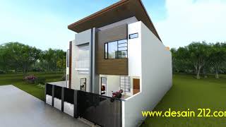 Rumah Kost Minimalis Modern 2 Lantai dilahan 12 x 22 meter