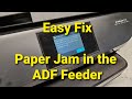 Paper Jam In the ADF Automatic Document Feeder HP Officejet 5740 8040 Envy 7640