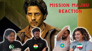 Mission Majnu Trailer Reaction | Sidharth Malhotra | Rashmika Mandanna | Foreigners React