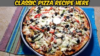 Classic Pizza recipe | Homemade | Easiest pizza recipe | KGIS