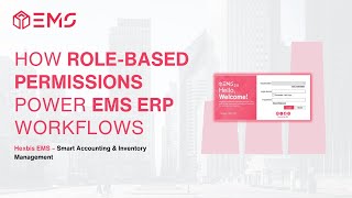 How Roles-Based Permission Power EMS ERP Workflows | Hexbis EMS #1