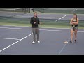 tennis specific court agility drills the v drill