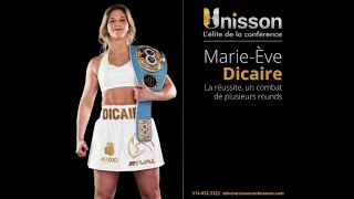 La conférence de Marie-Eve Dicaire « La réussite, un combat de plusieurs rondes »