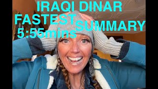 IRAQI DINAR FAST SUMMARY #breakingnews #iraqidinar #dinar