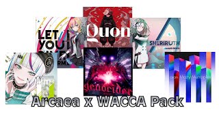 Arcaea x WACCA pack in 37 seconds