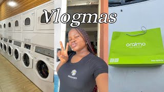 Vlogmas2: Productive day in the life of a Nigerian YouTuber, I now work with ORAIMO 🥰 + Laundry day