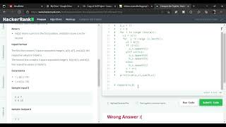 Compare the Triplets HackerRank | Problem solving using python