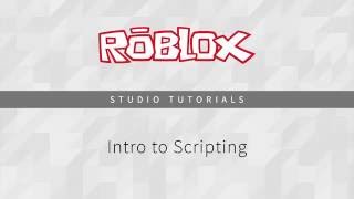 Intro to Scripting