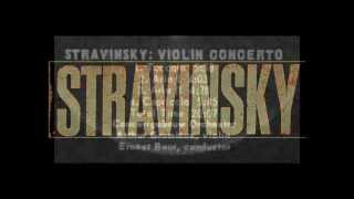 Stravinsky / Arthur Grumiaux, 1968: Violin Concerto in D - Movements 3 and 4 - Ernest Bour