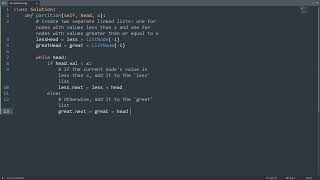 Leetcode 86. Partition List in Python | Python Leetcode | Python Coding Tutorial | Python Code ASMR
