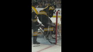 You Won't Believe This Save By Bruins Goalie 🤯 #shorts