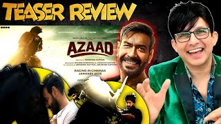 Azaad Teaser Review | KRK | #krkreview #AzaadTeaser #AjayDevgn #AamanDevgan #Azaad #krk