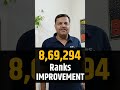 8.7 Lakh Rank ka Improvement in 2 months😱😱 | JEE 2024 #shorts #jeemains #iitjee #esaral