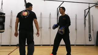 Jeet Kune Do basic entries: focus training