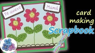 Tarjetas Mama Scrapbook *Card Making* Postales Felicitaciones Tarjetas de Cumpleaños Pintura Facil