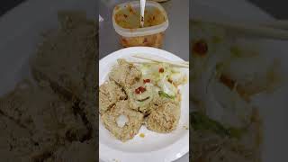 手工臭豆腐Stinky tofu：台中最強 一中街夜市必吃：Taichung Yizhong Street Night Market｜超酥脆醬超好吃｜台灣小散步 Taiwan吃GoGo #shorts