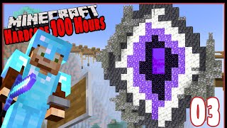 100 Hours In Hardcore Minecraft: The Most Dangerous Portal...