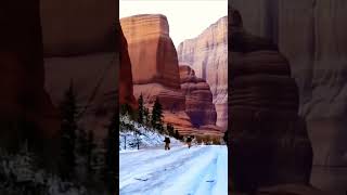 Hiking the Grand Canyon When the Colorado River Would Freeze 🥶🏜️ #grandcanyon #aigeneratedvideos