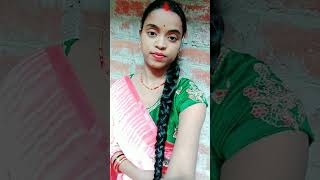 navratri day-6 kuch ayesa tha look and hairstyle #longhair #shortvideo #trendingshorts #hairstyles