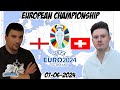 England vs. Switzerland 7/6/2024 UEFA Euro Cup 2024 Free Soccer Picks | Free Football Betting Tips