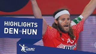 Highlights | Denmark vs Hungary | Men's EHF EURO 2018