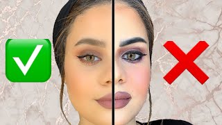 اخطاء فى المكياج تضيع جمالك+ نصايح لاختيار مكياجك والطريقه الصح لمكياج جذاب | makeup mistakes