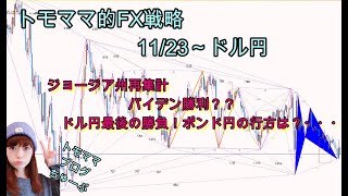 トモママ的FX戦略11/23～ドル円