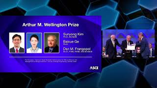 ASCE 2022: Dan Frangopol receives Arthur M. Wellington Prize