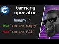 What is the ternary operator ❓