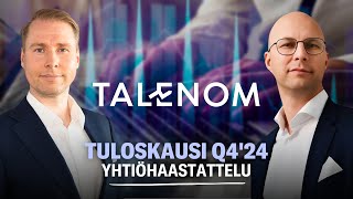 Talenom Q4’24: Vaikea vuosi takana