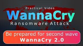 WannaCry ransomware attack demonstration | How to Stay Safe! [Hindi- हिन्दी]