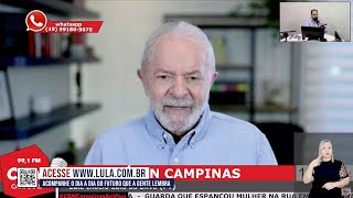 LULA CONVERSA COM A CBN DE CAMPINAS