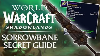 Sorrowbane Secret Weapon Guide - FREE Item Level 180 Sword! | Shadowlands