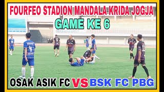 EDAN!!! STADION MANDALA KRIDA ANTARA OSAK ASIK FC 🆚 BSK FC PBG SERU SALING SERANG