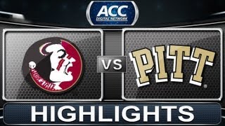 Florida State vs Pittsburgh | 2013 ACC Football Highlights