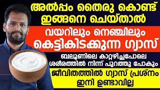 അൽപ്പം തൈര് കൊണ്ട് ഇങ്ങനെ ചെയ്‌താൽ ജീവിതത്തിൽ ഗ്യാസ് പ്രശ്നം ഇനി ഉണ്ടാകില്ല|