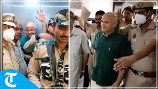 AAP leader Manish Sisodia brought to Rouse Avenue Court in Delhi