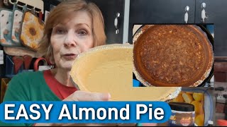 EASY Almond Pie 🥧#budgetmealsunderfivedollars #almondrecipe