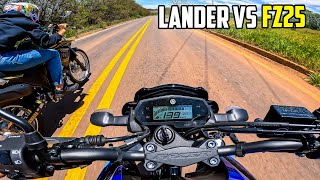 FZ25 2024 | ACELERANDO NA BR COM A FZ25| FZ25 VS LANDER 250 | TOP SPEED NA BR DE FZ25