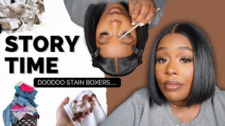 STORYTIME| THE DOODOO STAINS 🤦🏿‍♀️.......DIRTY \u0026 DISRESPECTFUL! RED FLAG #hygiene +BROW TUTORIAL